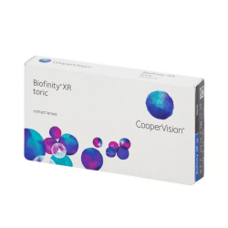 Biofinity Toric XR 3 szt. - Miesięczne, toryczne soczewki kontaktowe - Cooper Vision